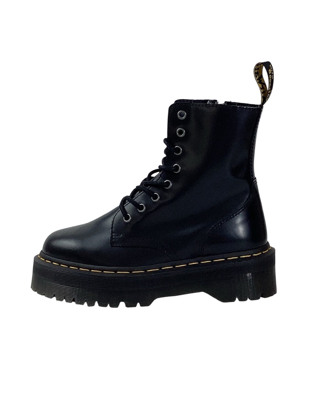 Dr. Martens Jadon Max Platform Boots Black Buttero Leather UK 6 EU 39